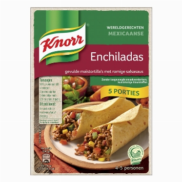 Knorr Verdensretter mexicanske enchiladas 329g