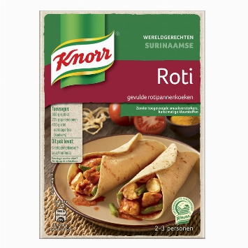 Knorr Verdensretter surinamsk roti 233g