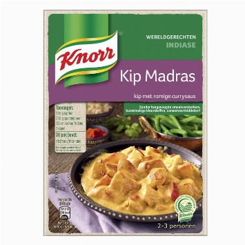 Knorr Verdensretter indisk chicken madras 325g