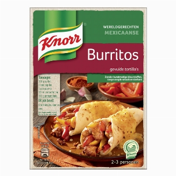 Knorr Verdensretter mexicanske burritos 223g